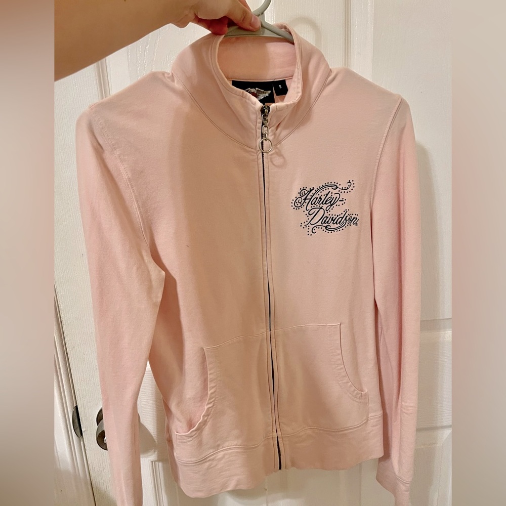 👑Harley Davidson Cotton Zipper Jacket